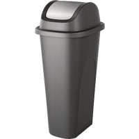 Keter Curver Forte Slim Swing Lid Trash Bin - Pack of 4 Value Multipack
