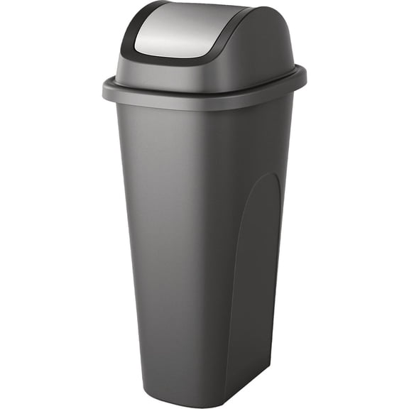 Keter Curver Forte Slim Swing Lid Trash Bin - Pack of 6
