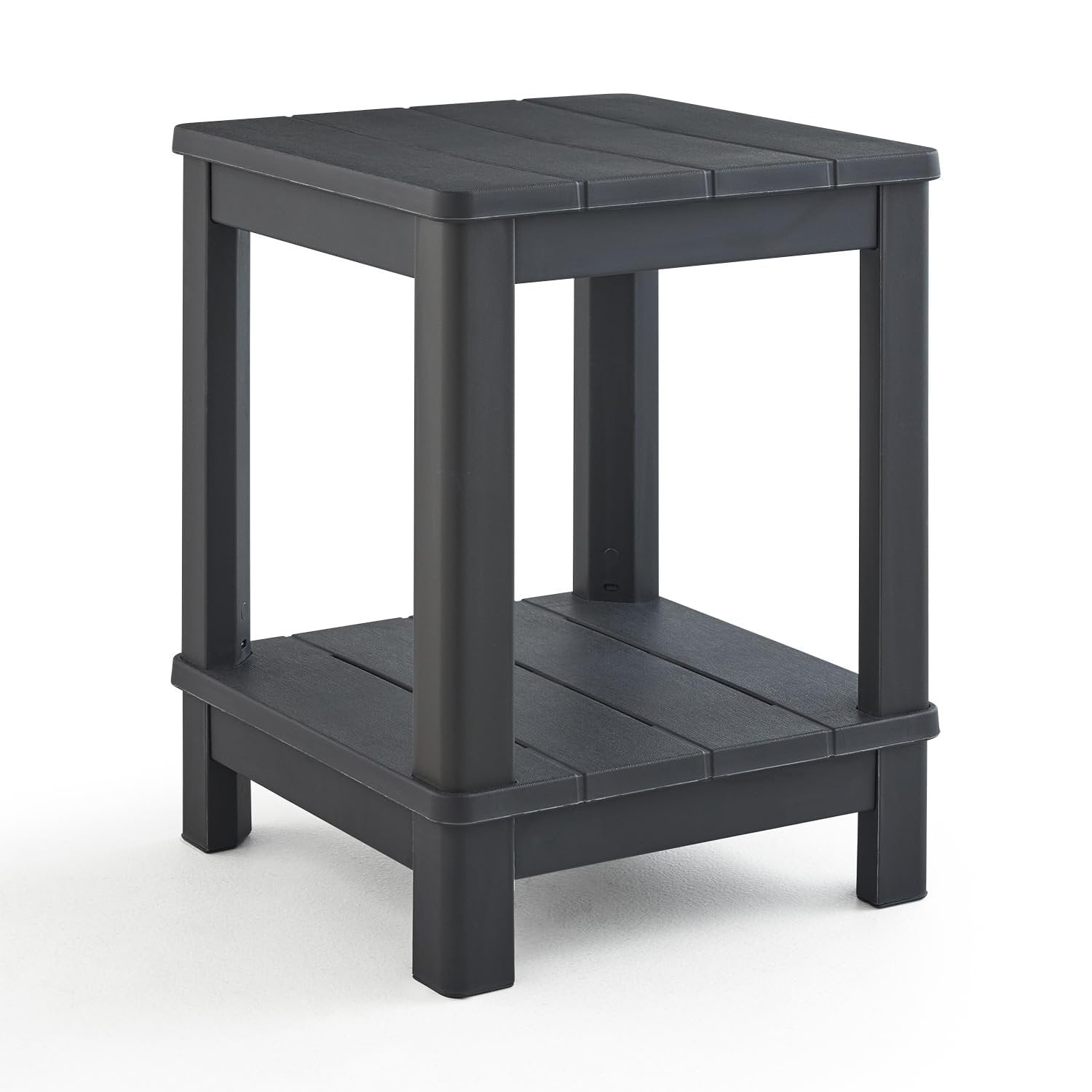 Keter Adirondack Side Table Deluxe - Resin Outdoor Storage
