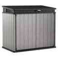 thumbnail image 1 of Keter Elite Store Outdoor Storage Shed 4.6 by 2.7 Foot, Deco Grey, 1 of 5