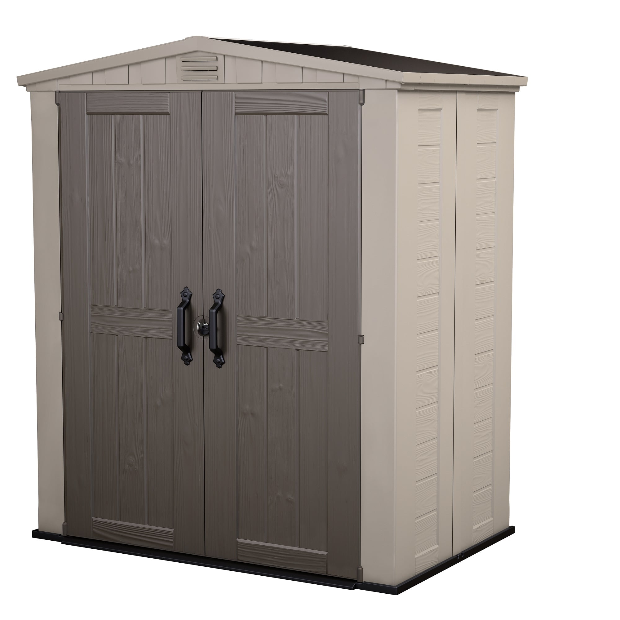 Keter 6' x 3' Taupe and Brown Resin Outdoor Storage Shed