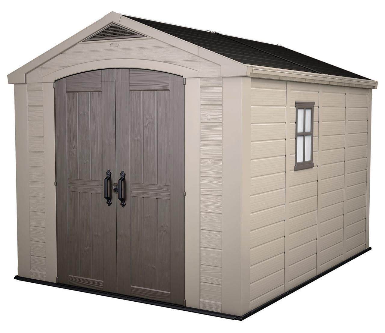 ハウスEP 11枚セットにて Keter Factor 8x11 Foot Resin Outdoor Storage Shed for Patio Garden