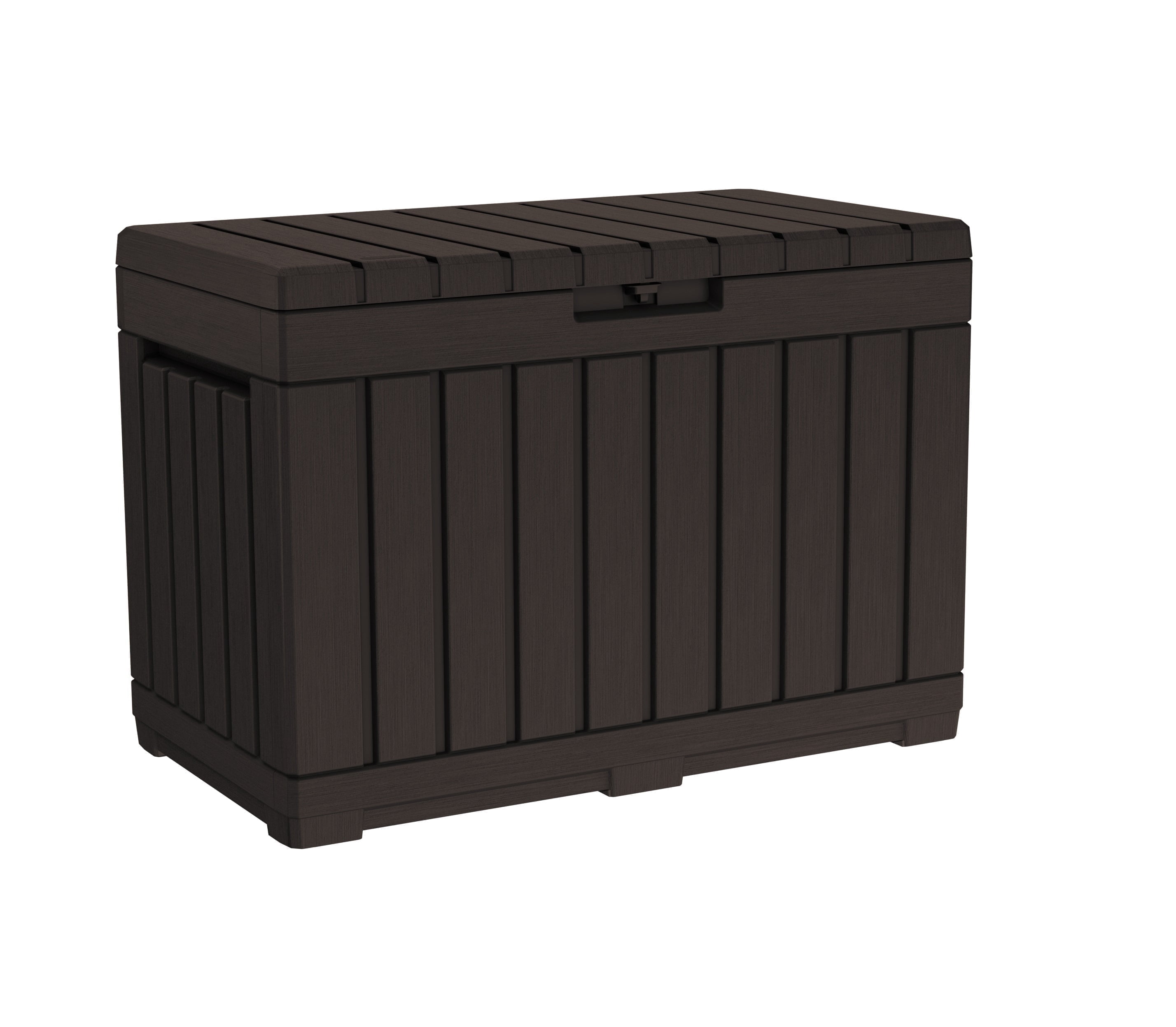 Keter Kentwood 50 Gallon Durable Resin Outdoor Deck Box Storage Organization, Brown