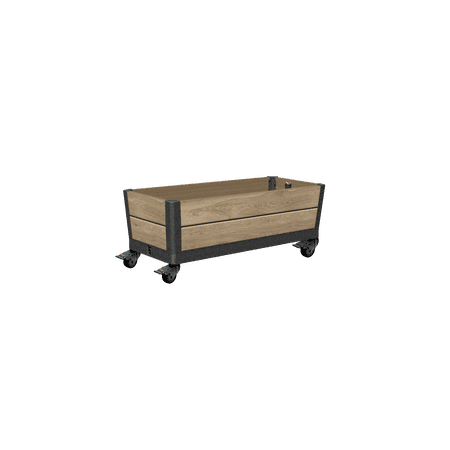 Keter Mobile Garden Planter - Perfect for Growing Fresh Vegetables, Flowers and Herbs, Ashwood