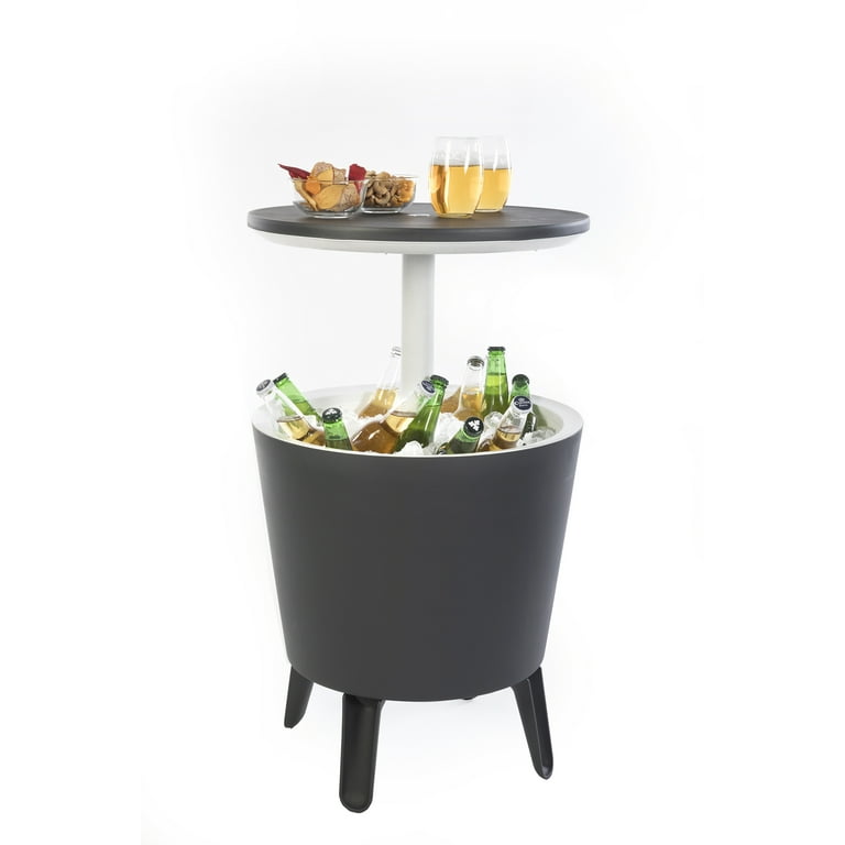Keter cool bar round patio accent table stores hotsell