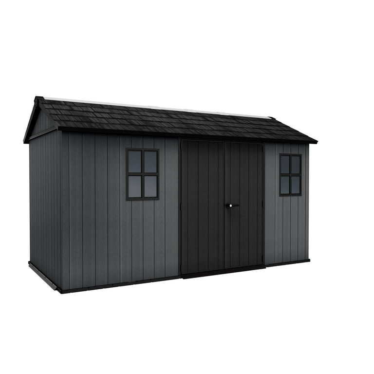 Keter Newton Plus 7.5x13 ft. Durable Resin Outdoor Storage Shed