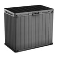 thumbnail image 1 of Keter Outdoor Storage Shed, Durable Resin, Compact & Portable, Store-It-Out Darwin, Grey, 1 of 15