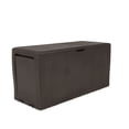 thumbnail image 1 of Keter Samoa Outdoor Weather-Resistant 70 Gallon Resin Deck Box, Brown, 1 of 14