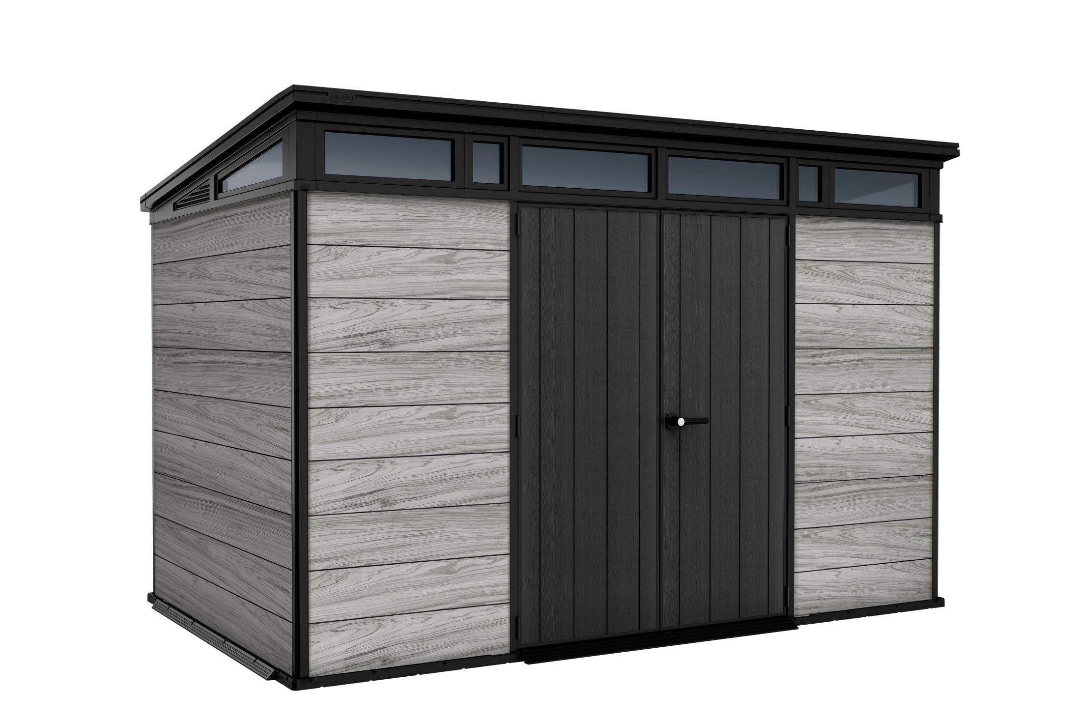 A  storページ Keter Signature 9x7 ft. Durable Resin Outdoor Storage Shed With
