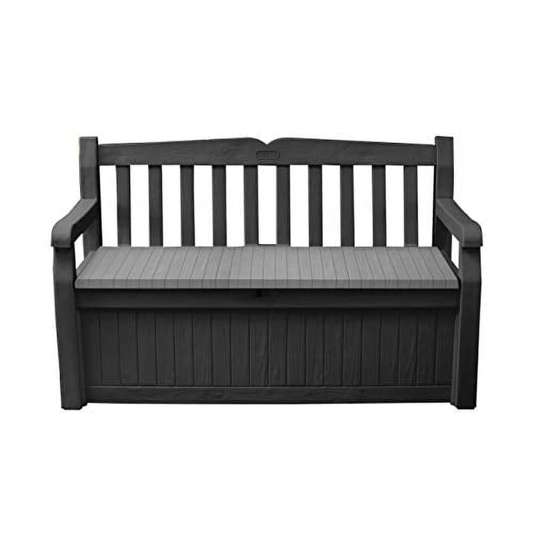 Keter 70 Gallon Bench Deck Box Patio Furniture Keter 70 Gallon Deck