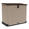thumbnail image 1 of Keter Store-It-Out Midi Horizontal Durable Resin Outdoor Storage Shed With Heavy Duty Floor and Locking Latch, Beige, 1 of 20