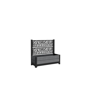Keter Tulip Screen Planter - Perfect for Growing Fresh Vegetables, Flowers and Herbs, Gray