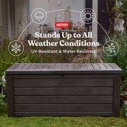 Keter Westwood 150 Gallon Durable Resin Outdoor Deck Box Organization, Brown