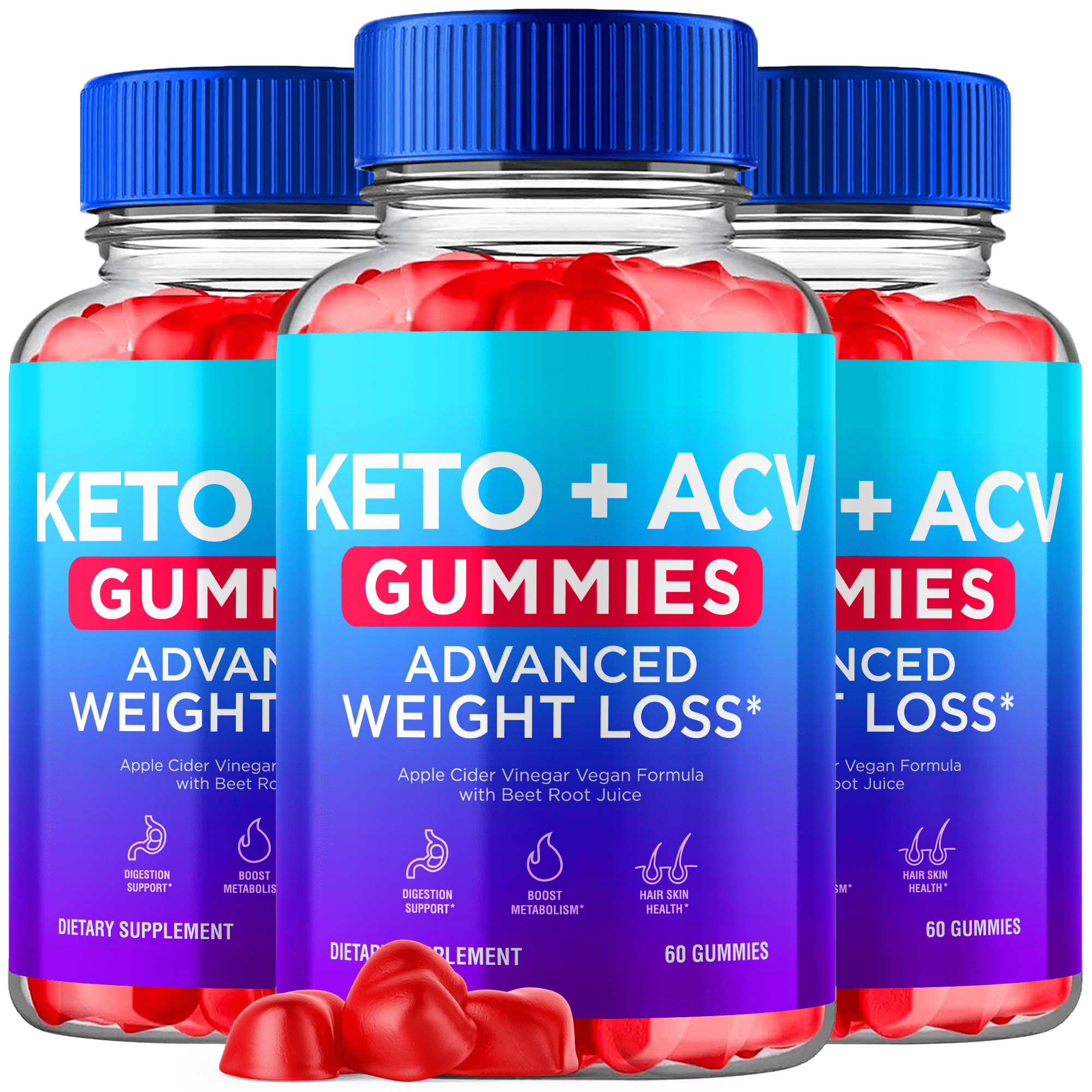 Keto ACV Gummies Advanced Weight Loss 1000MG Extra Strength 3 Pack