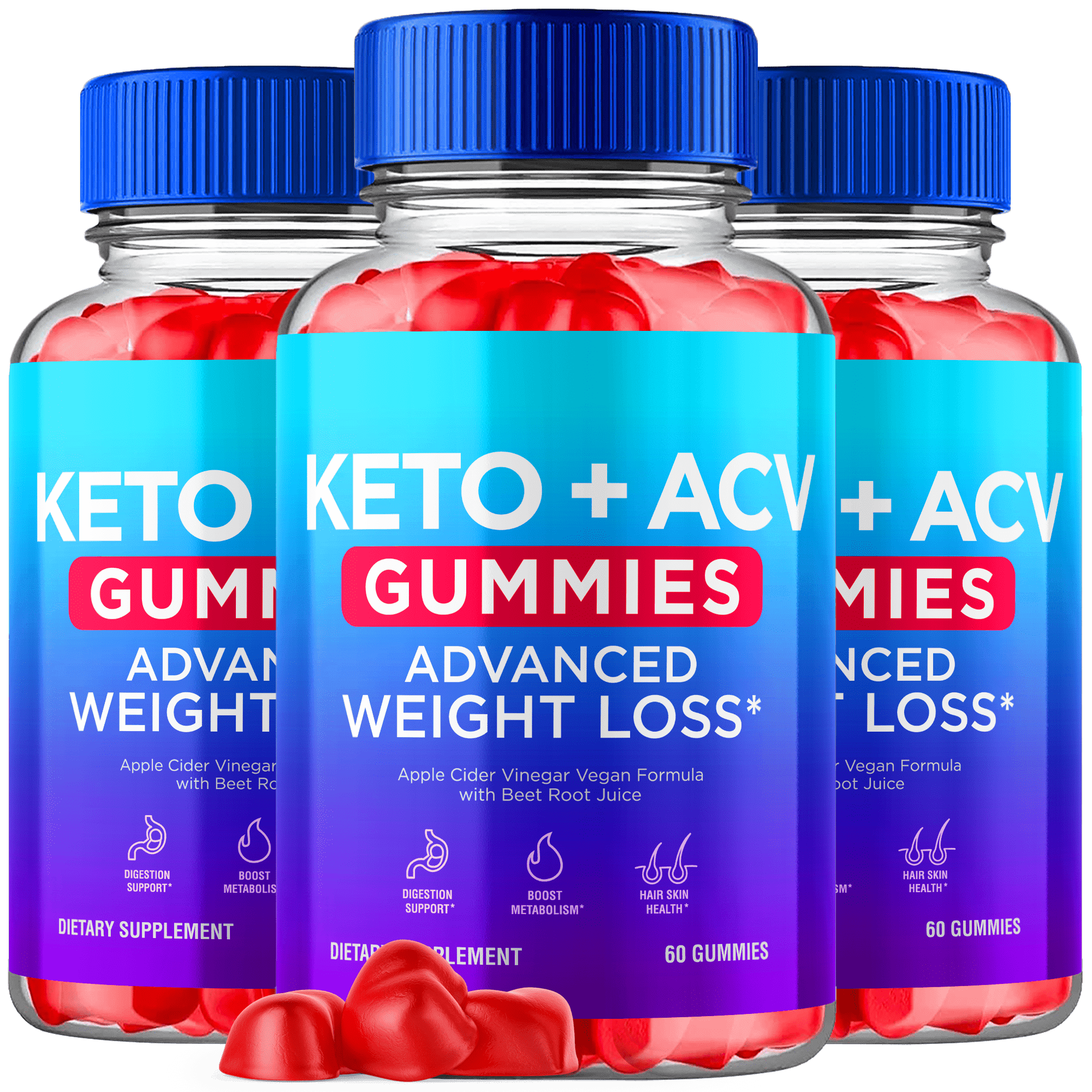 Keto ACV Gummies Advanced Weight Loss 1000MG Extra Strength 3 pack