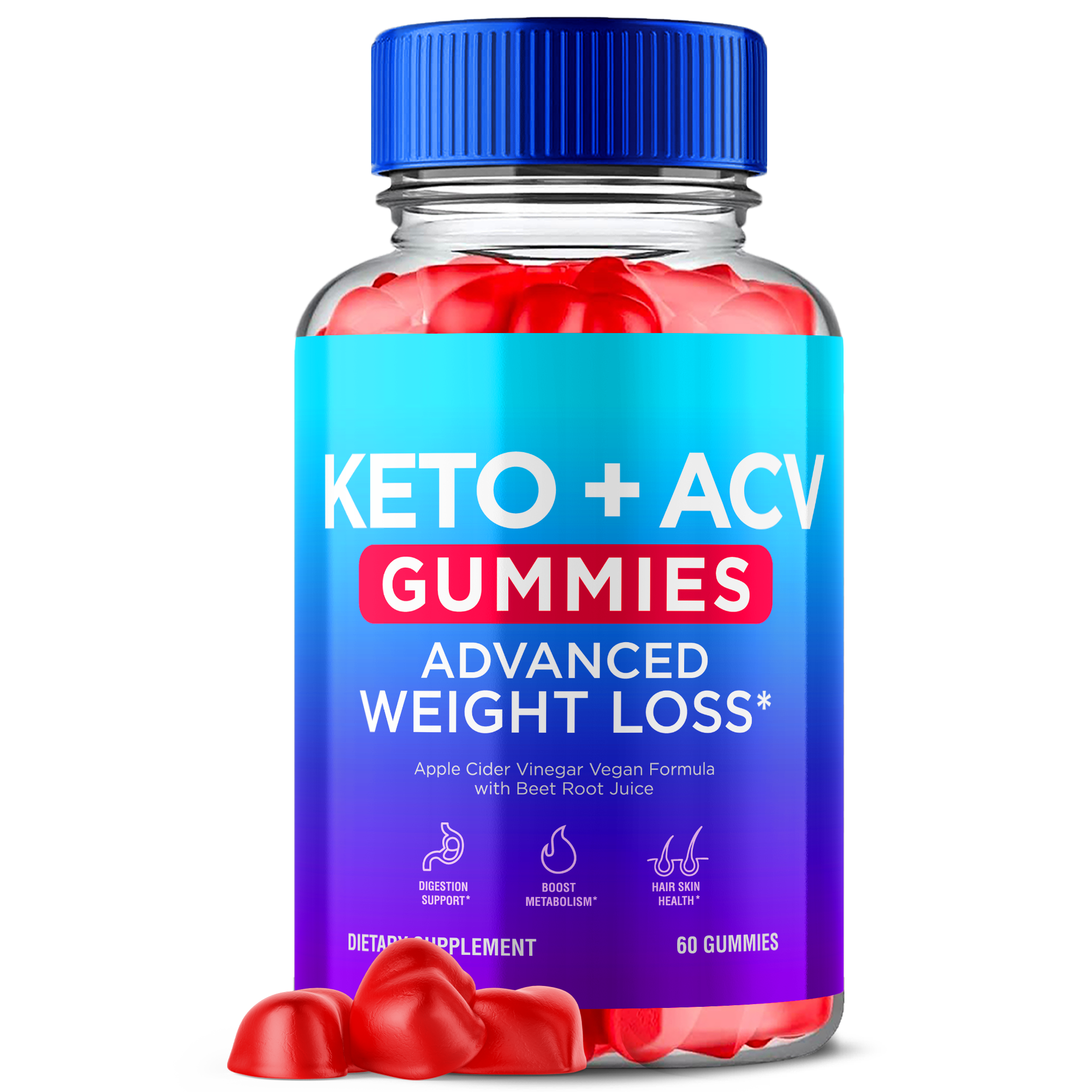 Keto ACV Gummies Advanced Formula 1000MG Extra Strength 60 Gummies