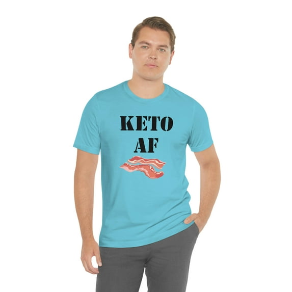 Keto AF Bacon - Funny Cute Ketogenic Diet Health Food Shirt