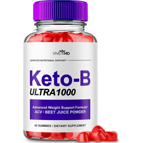 Keto-B Keto ACV Gummies, Keto-B ACV Gummies (60 Capsules)