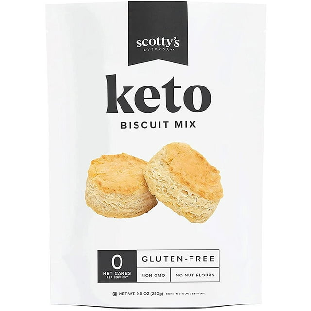 Keto Biscuit Zero Carb Mix Keto and Gluten Free Biscuit Baking Mix