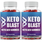 Keto Blast ACV Gummies, Official KetoBlast Max Strength Gummies Supplement 2 Pack