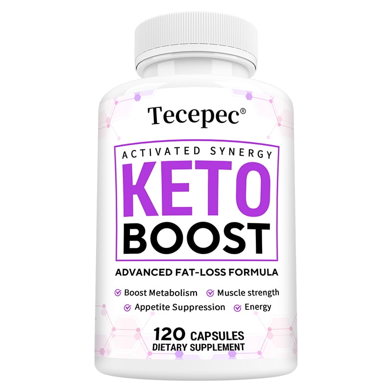 Keto Boost Diet Pills - Natural Exogenous Keto - Boost Metabolism, Muscle Strength, Appetite Suppression - 120 Capsules
