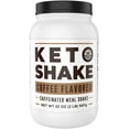Keto Breakfast Shake Meal Replacement, 2lb Coffee Protein Powder, Iced