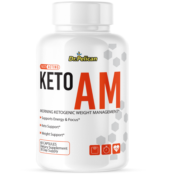Keto Burn AM -Keto & Weight Support- 60 Capsules- Dr. Pelican