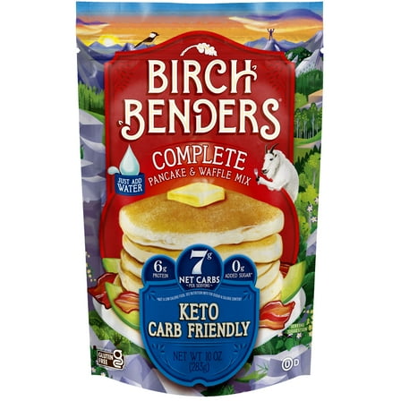 Birch Benders Keto Carb Friendly Pancake & Waffle Mix, 10oz
