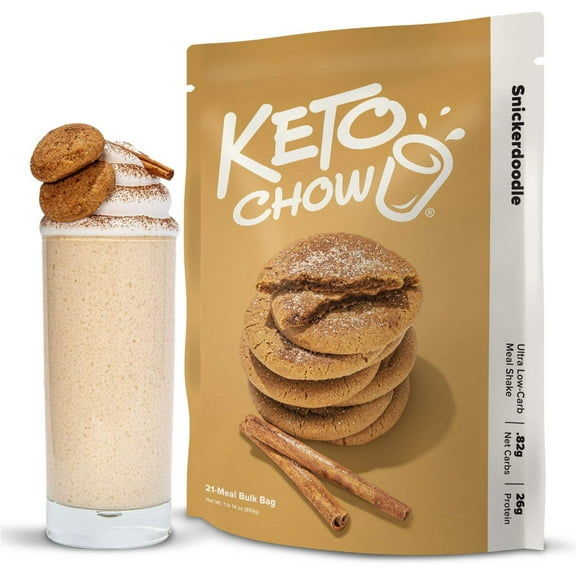 Keto Chow Snickerdoodle Ultra Low-Carb Meal Shake, 21 Servings