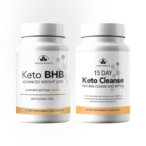 Keto Cleanse Detox plus Keto BHB Combo Pack