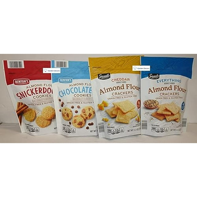 Keto Cookies Snickerdoodle & Chocolate Chip and Savoritz Keto Crackers