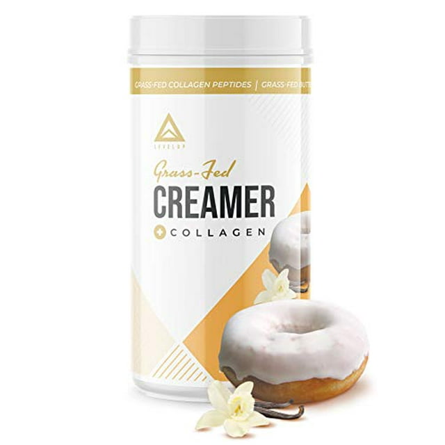 Keto Creamer by LevelUp® with C8 MCT, Collagen Protein, Ketogenic Diet Coffee Creamer, Ketosis