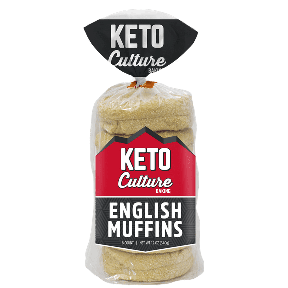 Keto Culture English Muffins, 12 oz, 6 Count