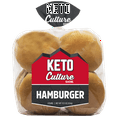 thumbnail image 1 of Keto Culture Hamburger Buns, 12 oz, 8 Count, 1 of 8