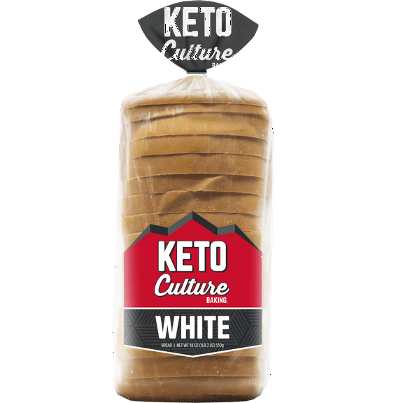 Keto Culture White Bread Loaf, 18 oz