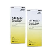 Keto-Diastix Reagent Strips 50 Each Pack of 2