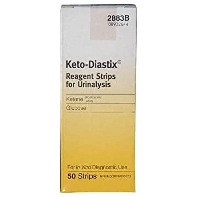 KetoDiastix Reagent Strips for Urinalysis (50 Strips )