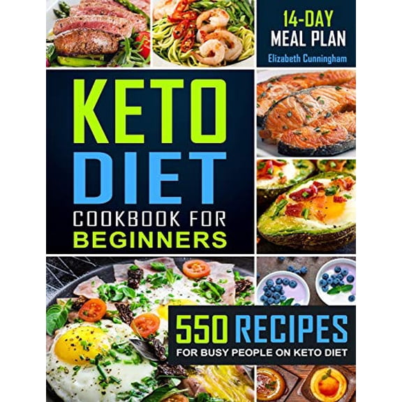 Pre-Owned Keto Diet Cookbook For Beginners: 550 Recipes For Busy People on Keto Diet (Spiral Bound)