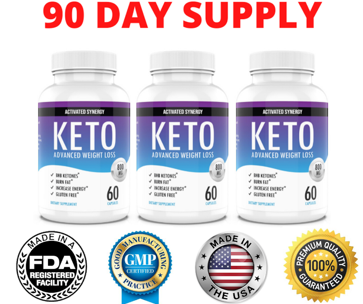 Keto Diet Pills Activated Synergy Ketosis Boost Energy & Focus Manage ...