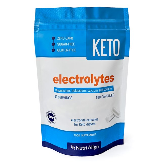 Keto Electrolytes Magnesium, Potassium, Calcium, Sodium. For Optimal