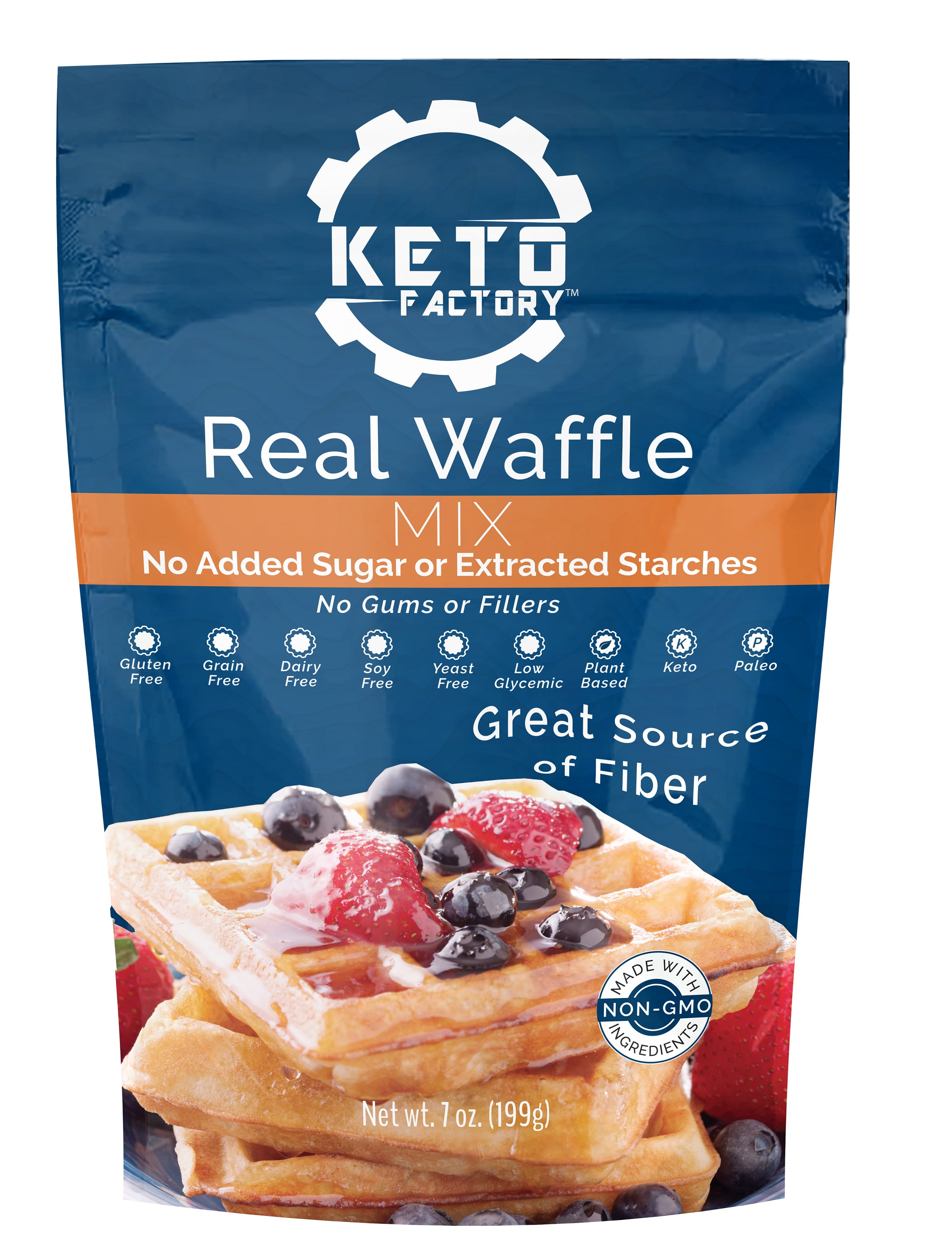 Grain Free Paleo Waffles Frozen Keto Factory Waffle Bread Mix, Oz