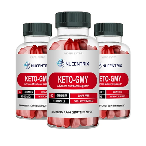 Keto GMY - Nucentrix Keto GMY Advanced Nutritional Support Gummies (3 Pack)