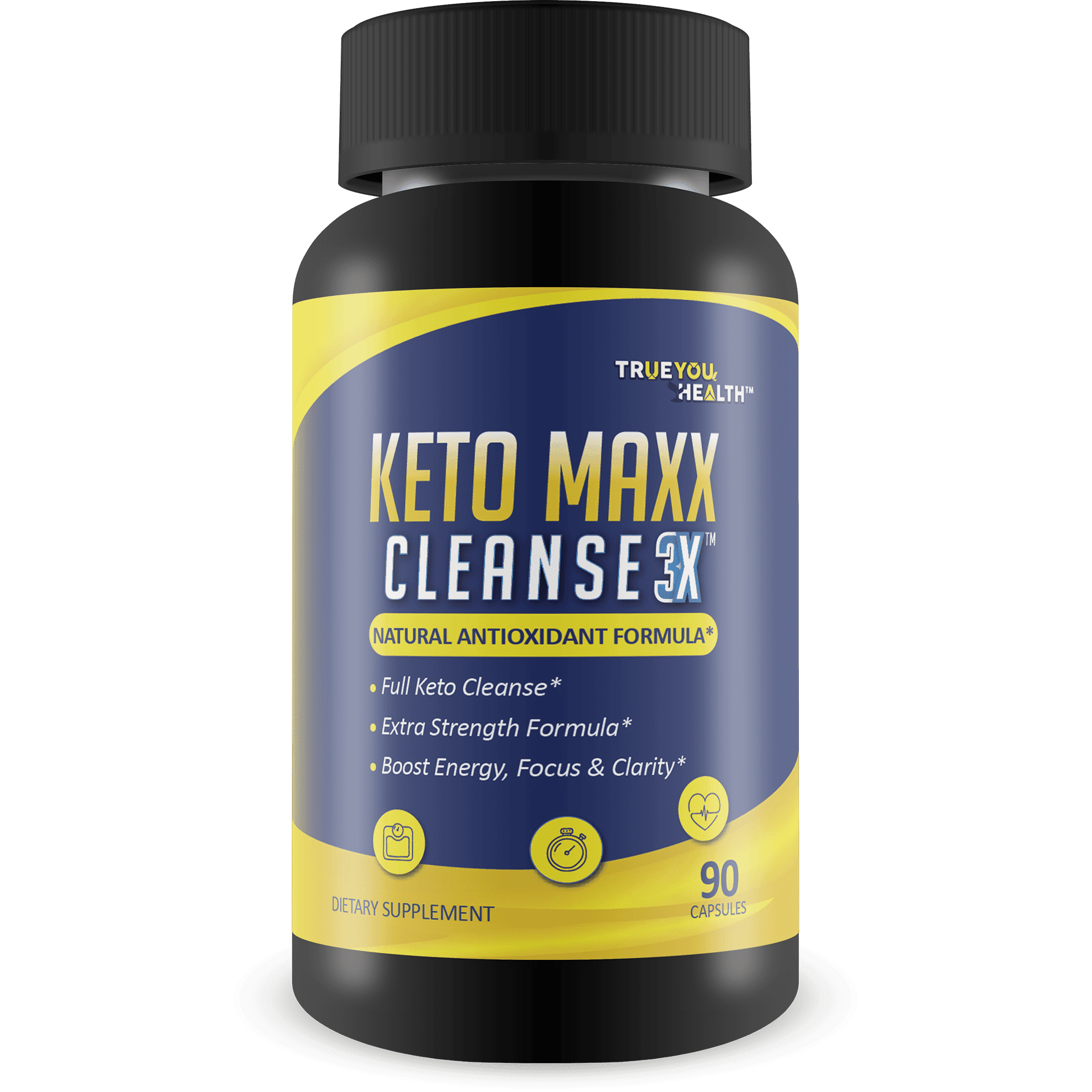 Keto Maxx Cleanse 3X - Keto Friendly Cleanser - 90 Day Supply - Cleanse & Detox Support - Help Flush Waste, Toxins, & Impurities - Aid Digestion & Gut Health - Antioxidant Support - Boost Energy