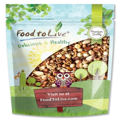 Keto Nuts Mix, 4 Pounds  Vegan, Kosher, Non-Irradiated, Bulk by Food to Live