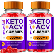 Keto Peak ACV Gummies Vitamin Supplement for Energy Focus and Ketosis Support, 2 Bottle Value Pack