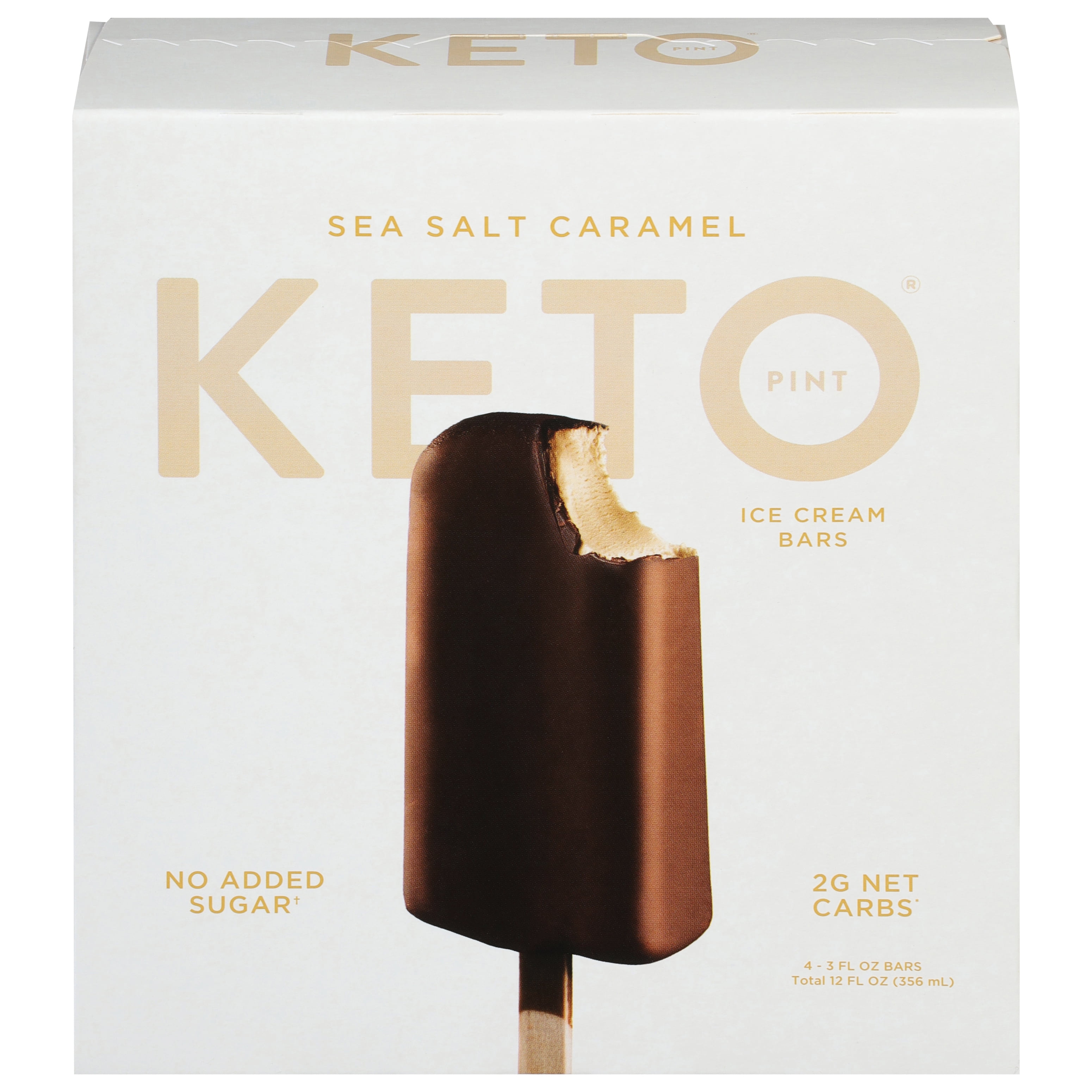 Keto Pint Sea Salt Caramel Ice Cream Bars 4 3 fl oz Bars