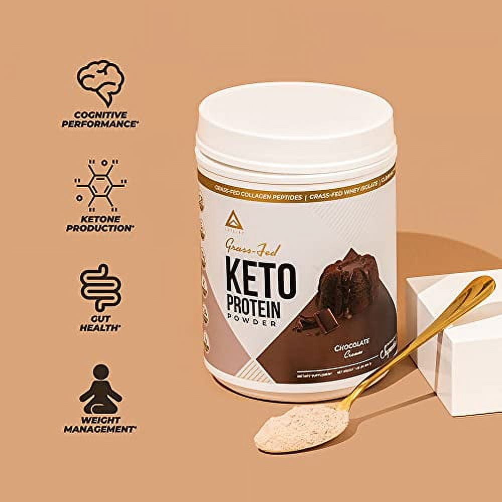 Keto Protein, with Collagen Peptides, Energizing MCT, Whey Isolate