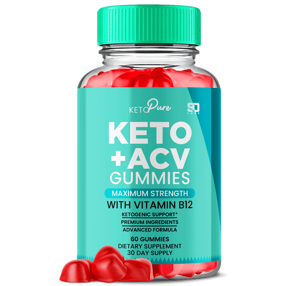 Keto Pure Keto ACV Gummies Maximum Strength Weight Management Supplement 60 Gummies