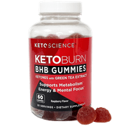 Keto Science Keto Burn Gummies, Raspberry, 60 Ct