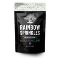 thumbnail image 1 of Keto Sprinkles, Sugar Free Sprinkles, 1g Net Carb, Large Value Size Bag, 6 oz, Non-GMO, Dye Free, Plant-Based, Vegan, Gluten Free, All Natural, No Artificial Coloring(Rainbow, Single Package), 1 of 6